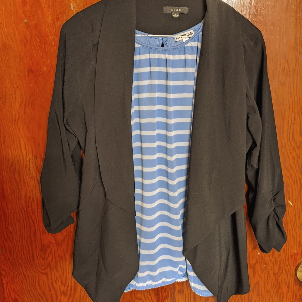 Size M blazer and tank top